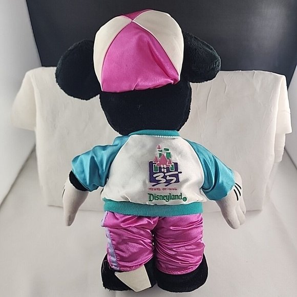 Vintage 1990 Mickey Mouse Disneyland 35th Anniversary Plush 15"T - Picture 3 of 5